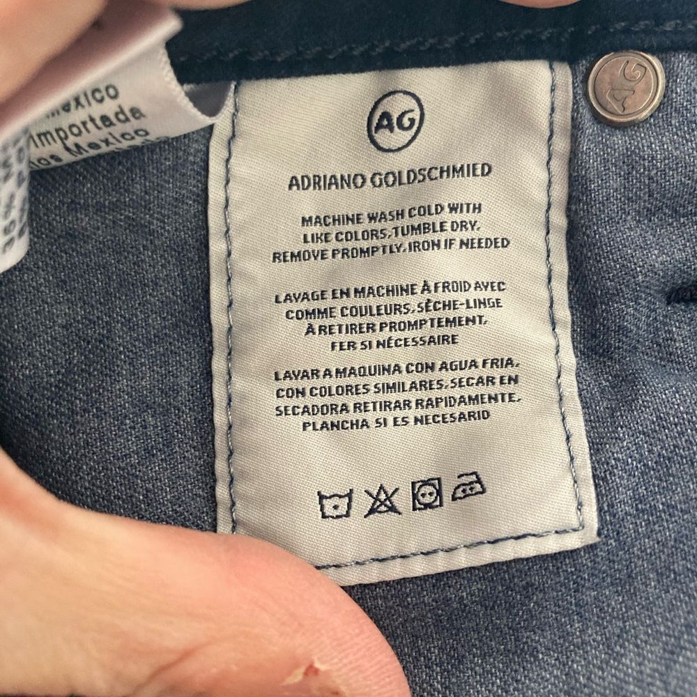 AG Stevie Straight ankle sapphire stretch corduroys collab. w/Anthropologie - Picture 10 of 11